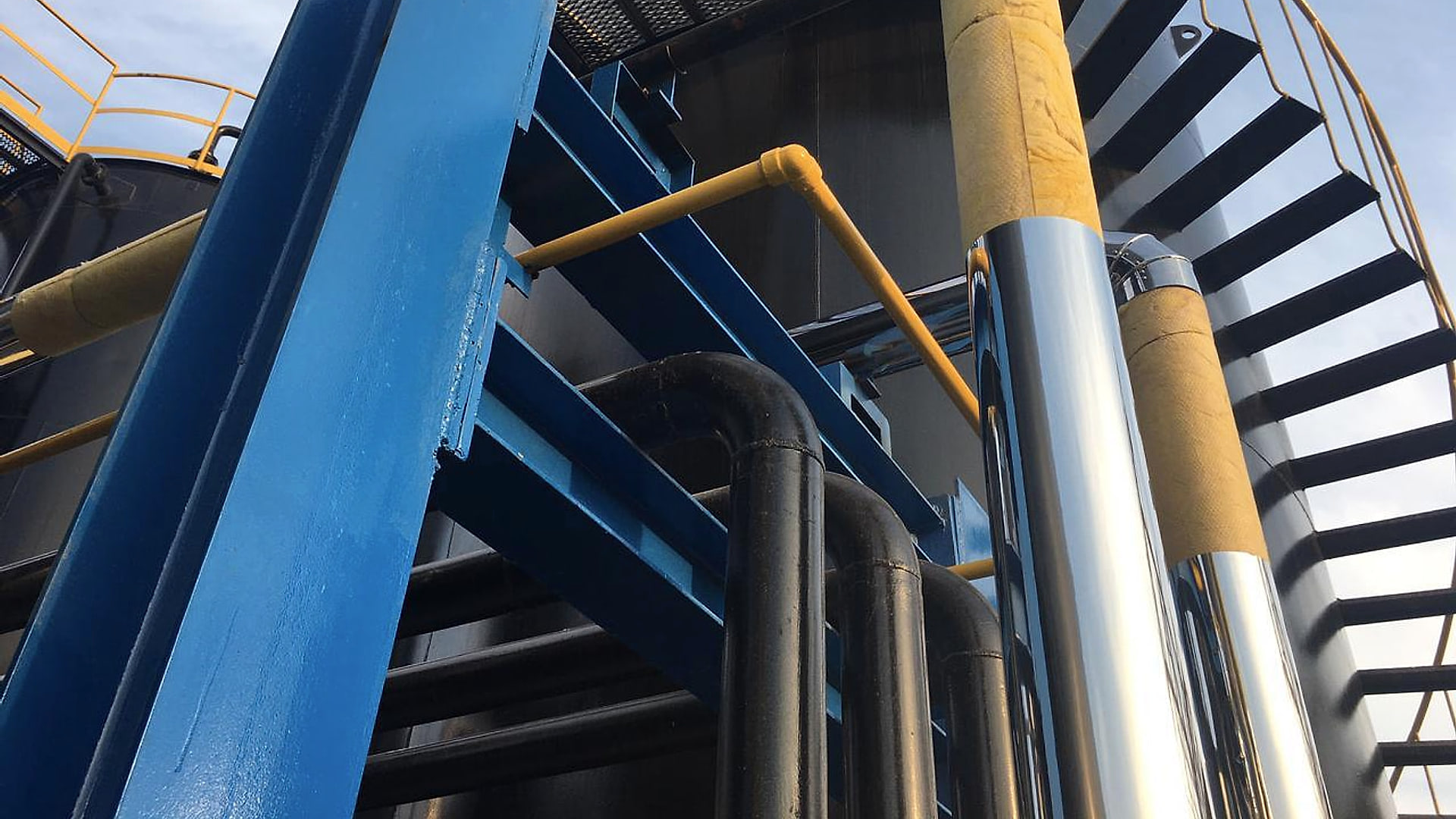 Estructura metálica industrial